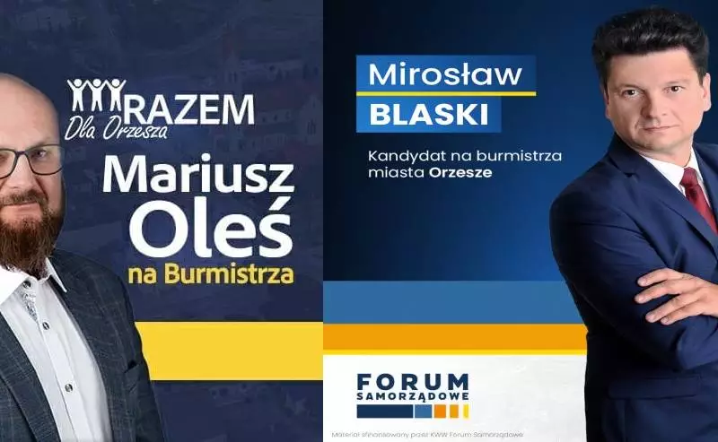 Wyniki w wyborach Burmistrza Miasta Orzesze