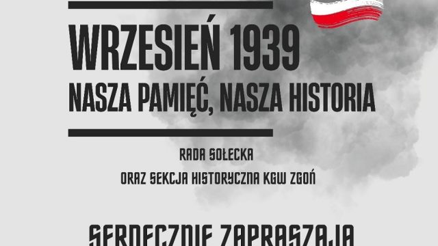 Zgoń wspomina ofiary wojny – obchody września 1939 roku