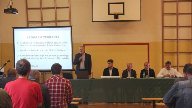 Zebrania sołeckie w Orzeszu – sprawdź harmonogram spotkań