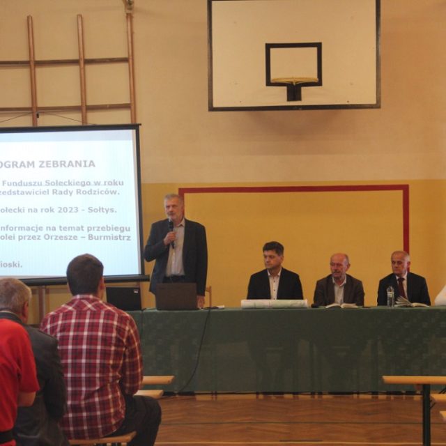 Zebrania sołeckie w Orzeszu – sprawdź harmonogram spotkań