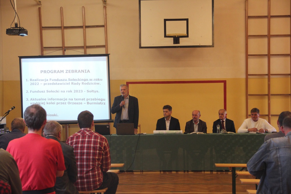 Zebrania sołeckie w Orzeszu – sprawdź harmonogram spotkań