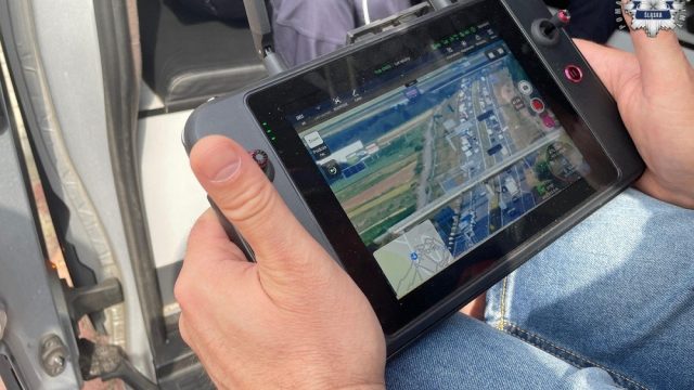 63 akcje z dronami w 2025 roku – setki kierowców ukaranych