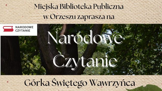 Narodowe Czytanie poezji Jana Kochanowskiego w Orzeszu