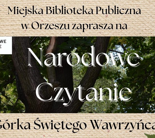 Narodowe Czytanie poezji Jana Kochanowskiego w Orzeszu