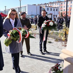 Odsłonięcie pomnika Powstańców Śląskich