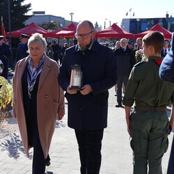 Odsłonięcie pomnika Powstańców Śląskich