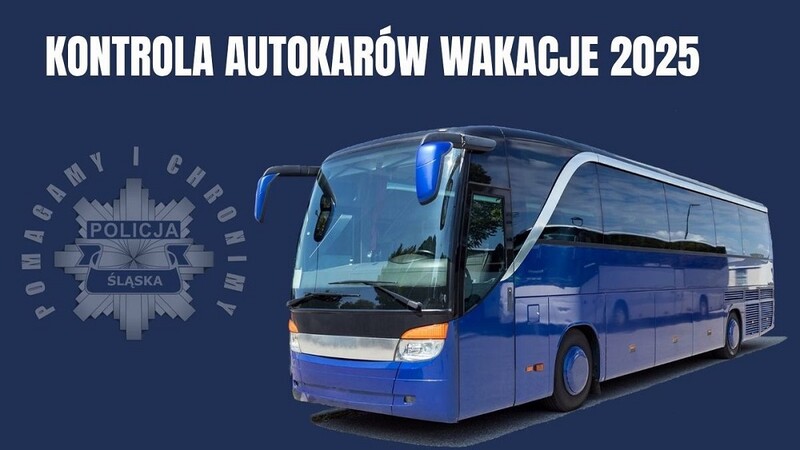 Bezpieczeństwo na wakacjach: Kontrole autokarów w woj. śląskim