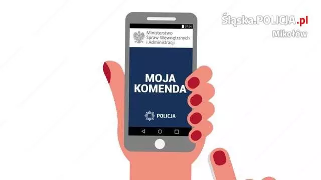 Dzielnicowy bliżej nas - aplikacja "Moja Komenda" / fot. KPP Mikołów