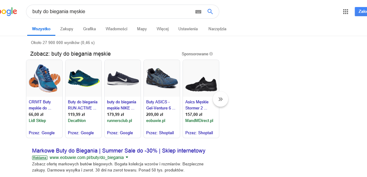 &#8203;&#8203;&#8203;&#8203;&#8203;&#8203;&#8203;Google Shopping - efektywna kampania produktowa