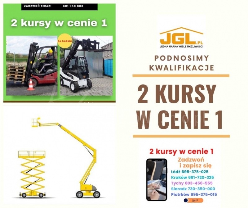 Kurs na wózek widłowy z UDT i podesty ruchome