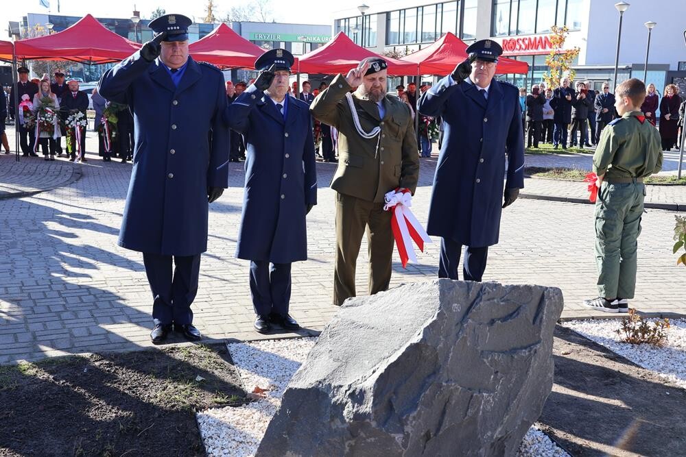 Odsłonięcie pomnika Powstańców Śląskich / fot. UM Orzesze