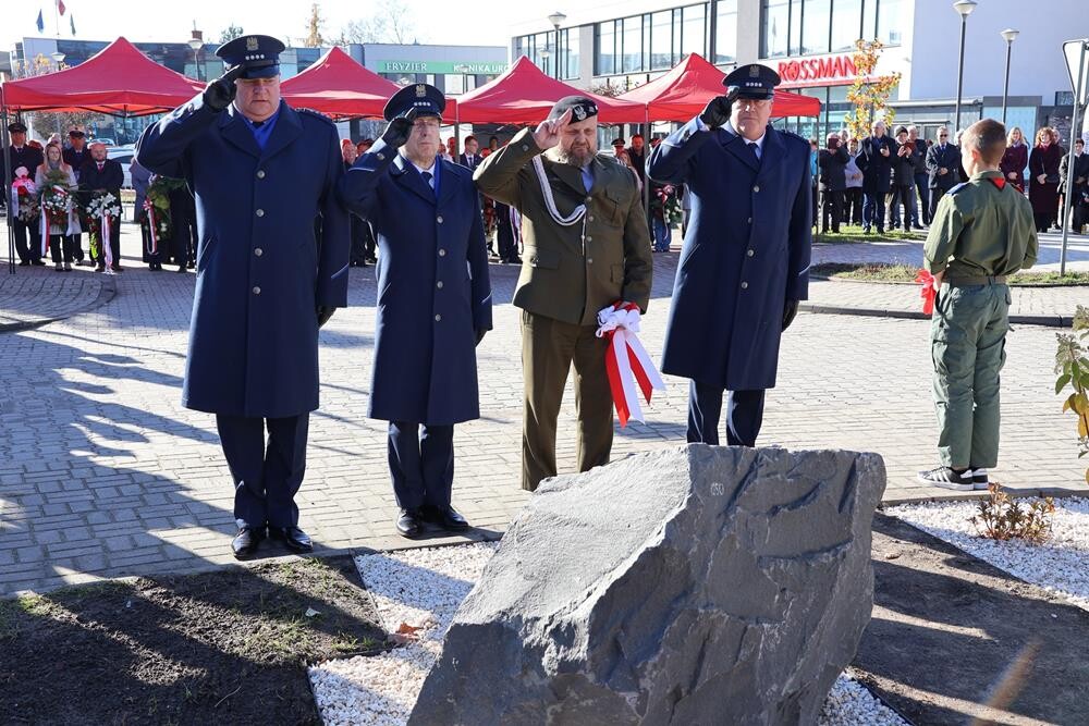 Odsłonięcie pomnika Powstańców Śląskich / fot. UM Orzesze
