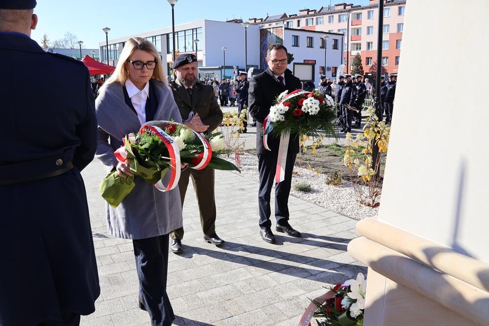 Odsłonięcie pomnika Powstańców Śląskich / fot. UM Orzesze