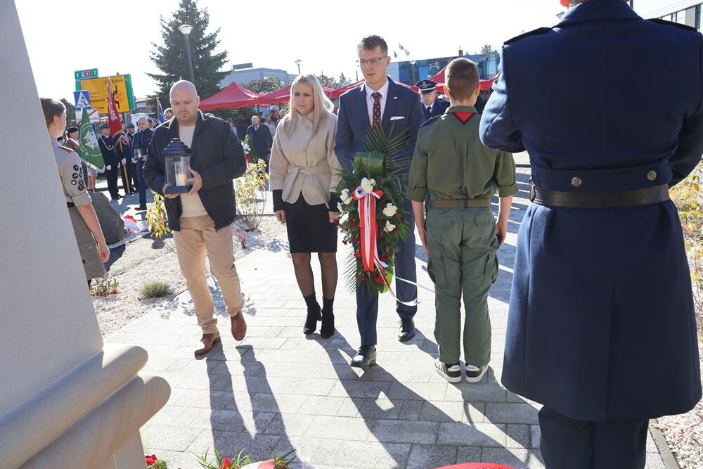 Odsłonięcie pomnika Powstańców Śląskich / fot. UM Orzesze