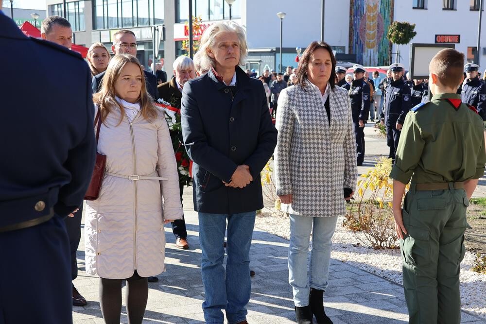 Odsłonięcie pomnika Powstańców Śląskich / fot. UM Orzesze