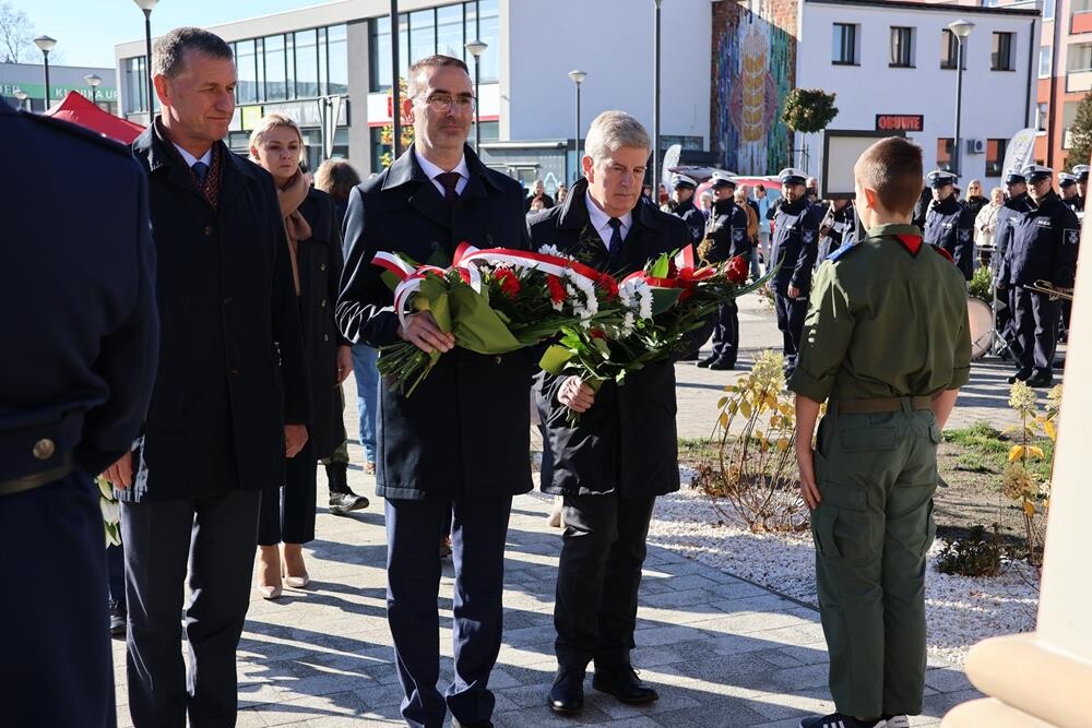 Odsłonięcie pomnika Powstańców Śląskich / fot. UM Orzesze