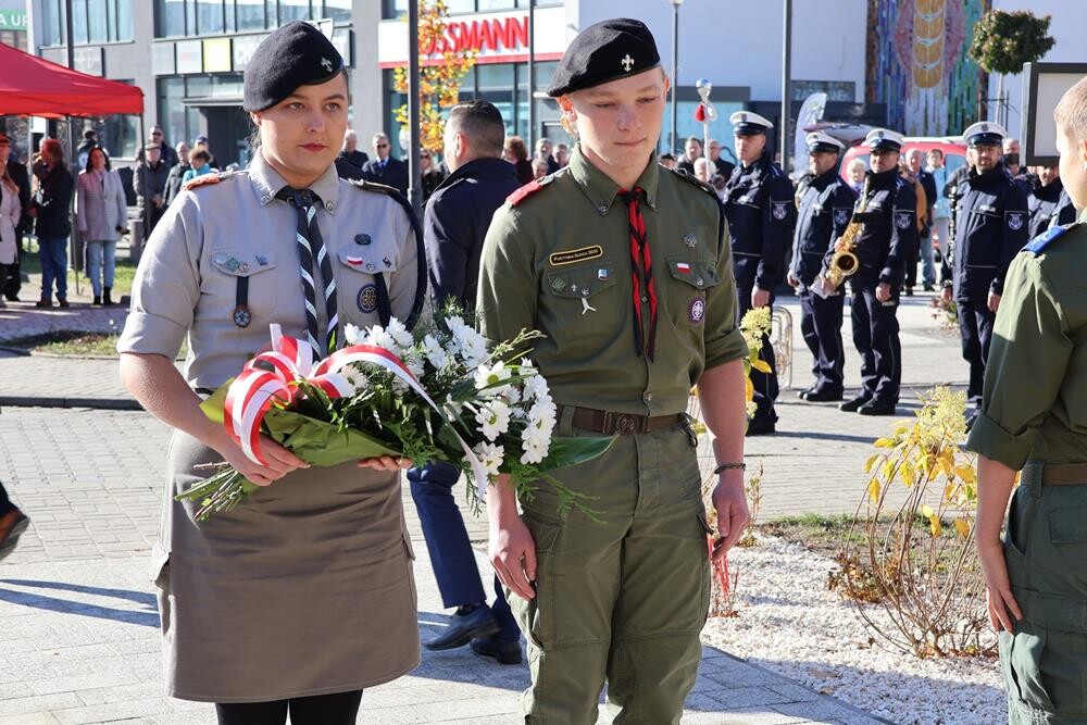 Odsłonięcie pomnika Powstańców Śląskich / fot. UM Orzesze
