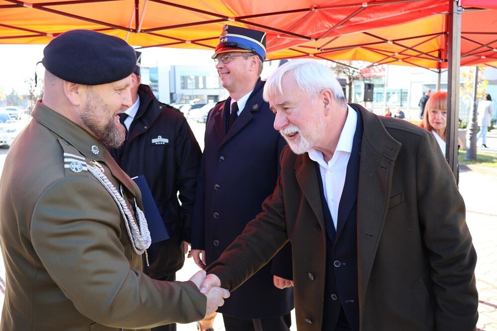 Odsłonięcie pomnika Powstańców Śląskich / fot. UM Orzesze