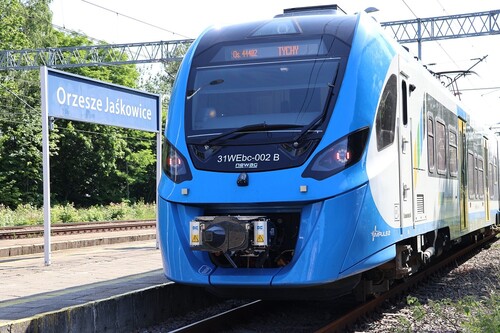 Powrót pociągów na trasę Tychy–Orzesze: 7,7 tys. pasażerów w miesiąc