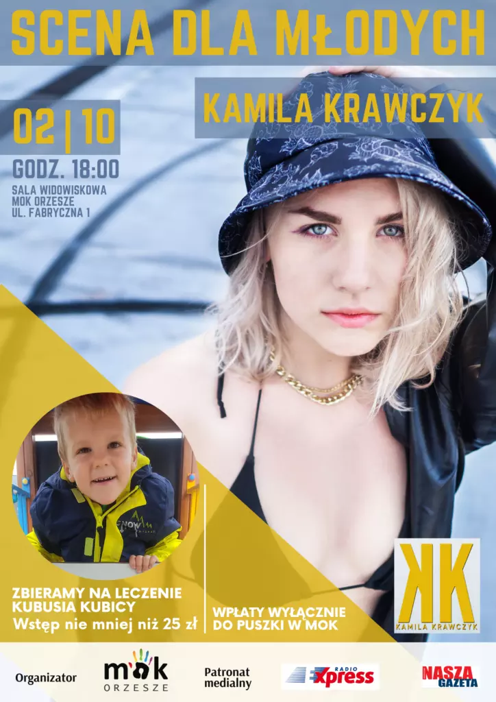 Scena dla młodych - Koncert Kamili Krawczyk MOK Orzesze
