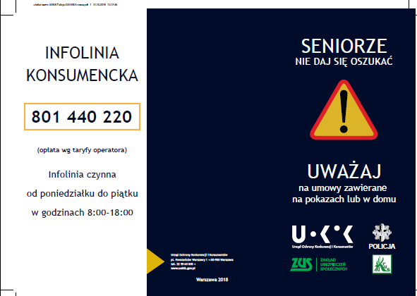 "Seniorze nie daj się oszukać!" - ruszyła wspólna kampania