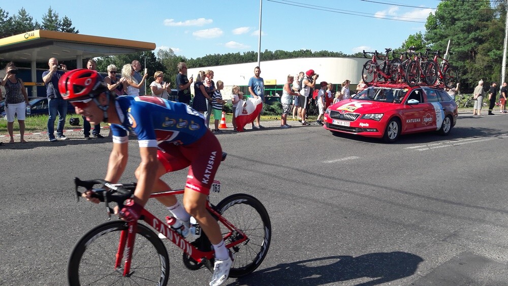 Peleton Tour de Pologne przejechał wczoraj przez Orzesze!