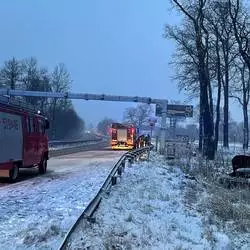 Trudne warunki drogowe widoczne go&#322;ym okiem